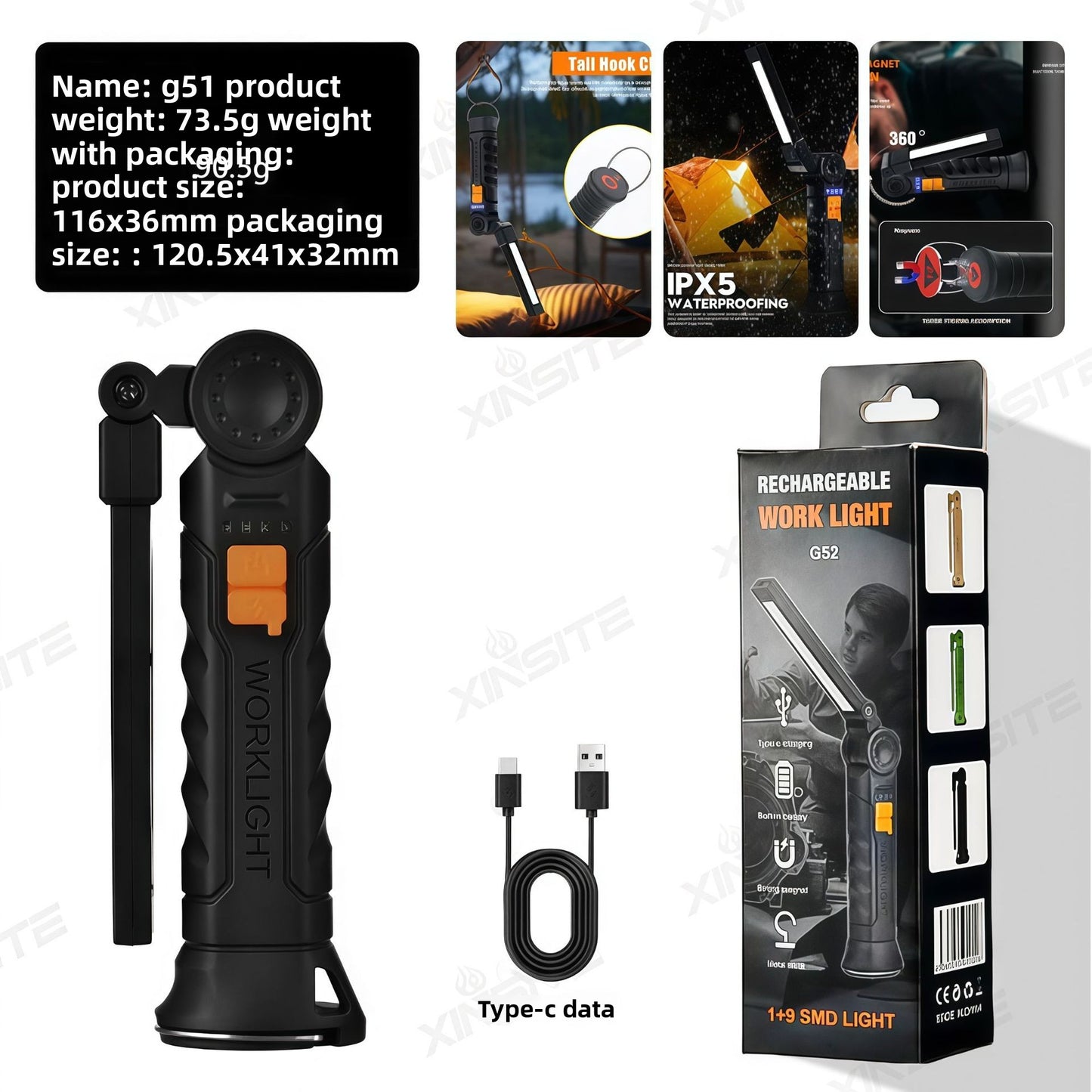 Multifunctional Magnetic LED Work Light